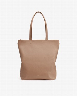 Cuyana Hoge Easy Rits Tote Tassen Dames Khaki | YAI8265AV