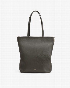 Cuyana Hoge Easy Rits Tote Tassen Dames Donkergroen | PMX1673ON