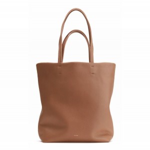 Cuyana Hoge Easy Tote Tassen Dames Bruin | OOQ4389ZC