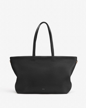 Cuyana Klassieke Easy Rits Tote Tassen Dames Zwart | BOZ1893VI