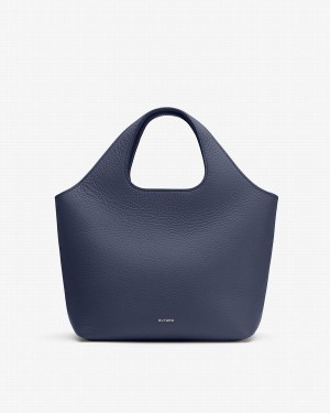 Cuyana Mini System Tote Tassen Dames Donkerblauw | HQJ6725BG