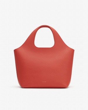 Cuyana Mini System Tote Tassen Dames Donkerkoraal | RNA457OR