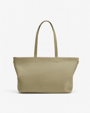 Cuyana Small Easy Rits Tote Tassen Dames Groen | OMD4389BJ