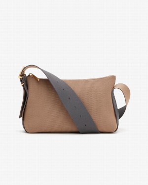 Cuyana Small Sling Crossbodytassen Dames Khaki | ZQF5025AA