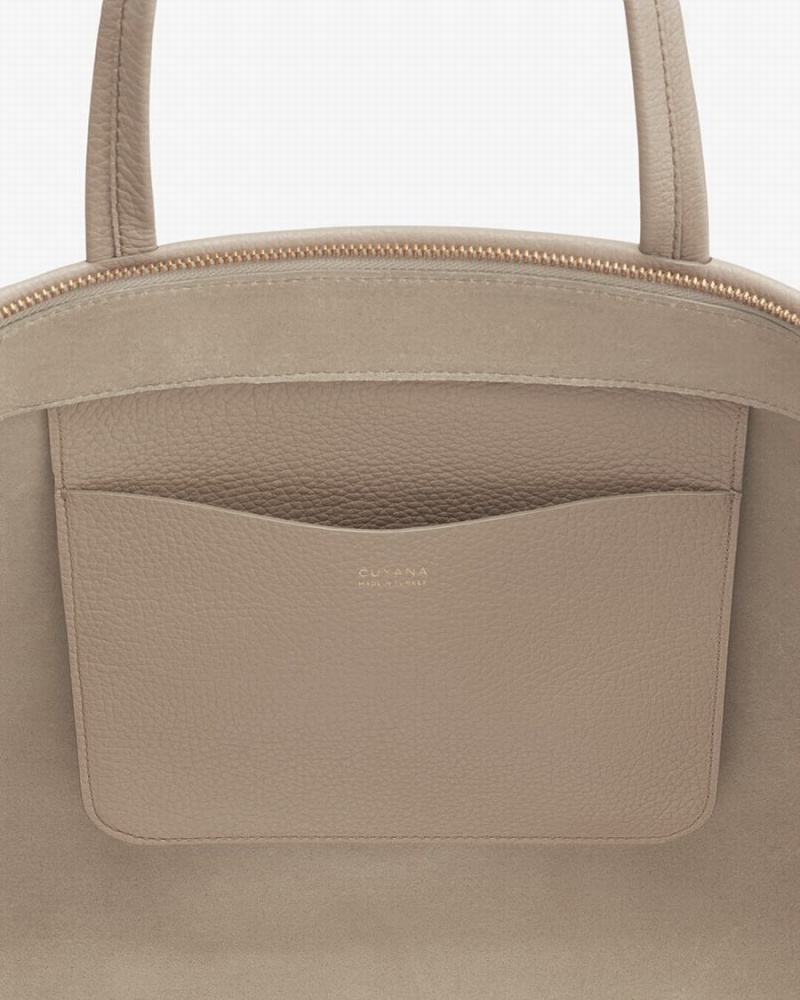 Cuyana Hoge Easy Rits Tote Tassen Dames Grijs | EBF6142TZ