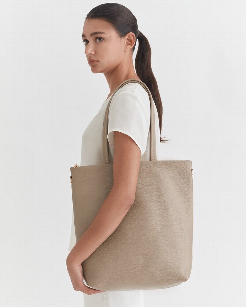 Cuyana Hoge Easy Rits Tote Tassen Dames Grijs | EBF6142TZ