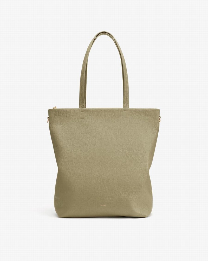 Cuyana Hoge Easy Rits Tote Tassen Dames Groen | EEL10060FZ