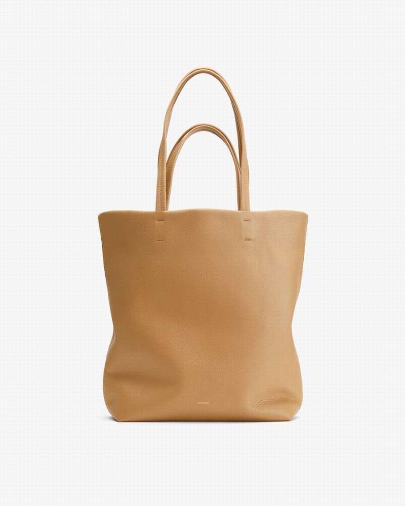 Cuyana Hoge Easy Tote Tassen Dames Geel Bruin | YSC8266TL