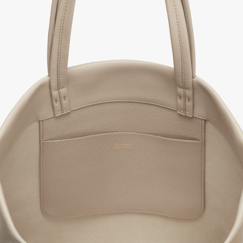 Cuyana Hoge Easy Tote Tassen Dames Grijs | XOG648WA