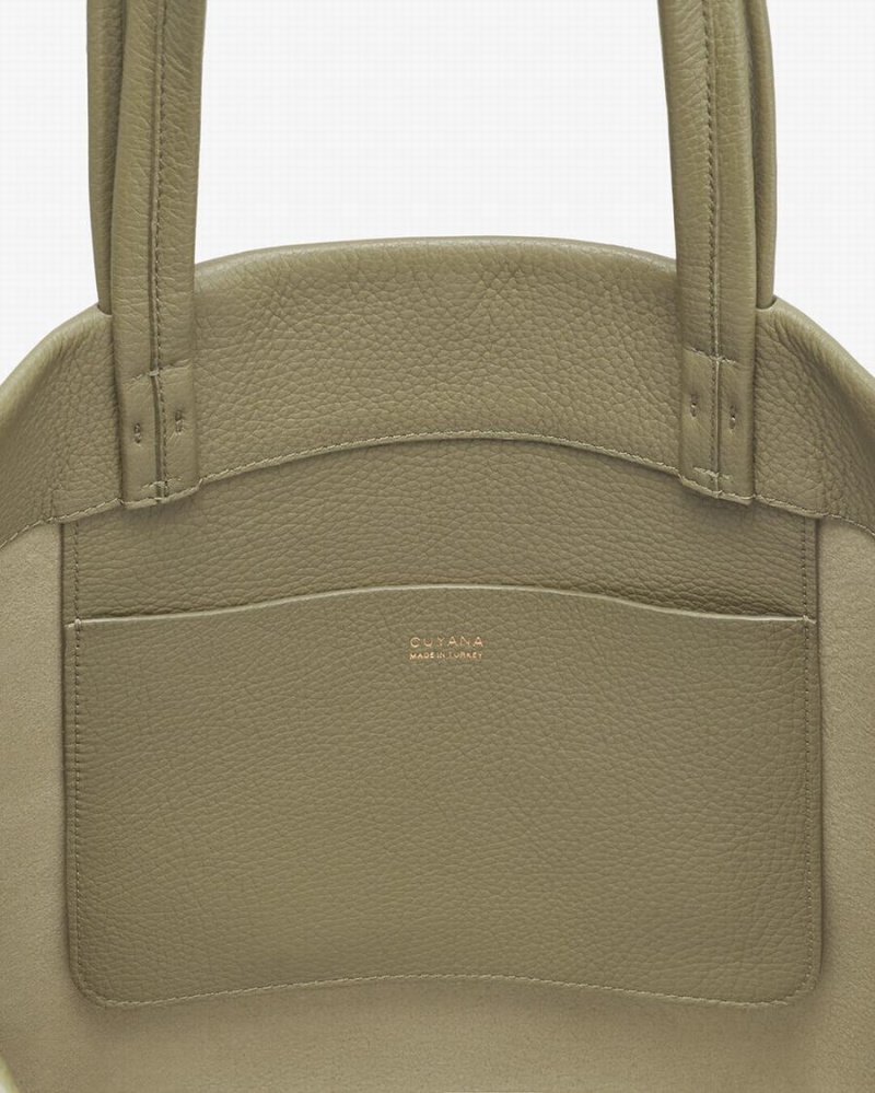 Cuyana Hoge Easy Tote Tassen Dames Groen | YVS7940UL