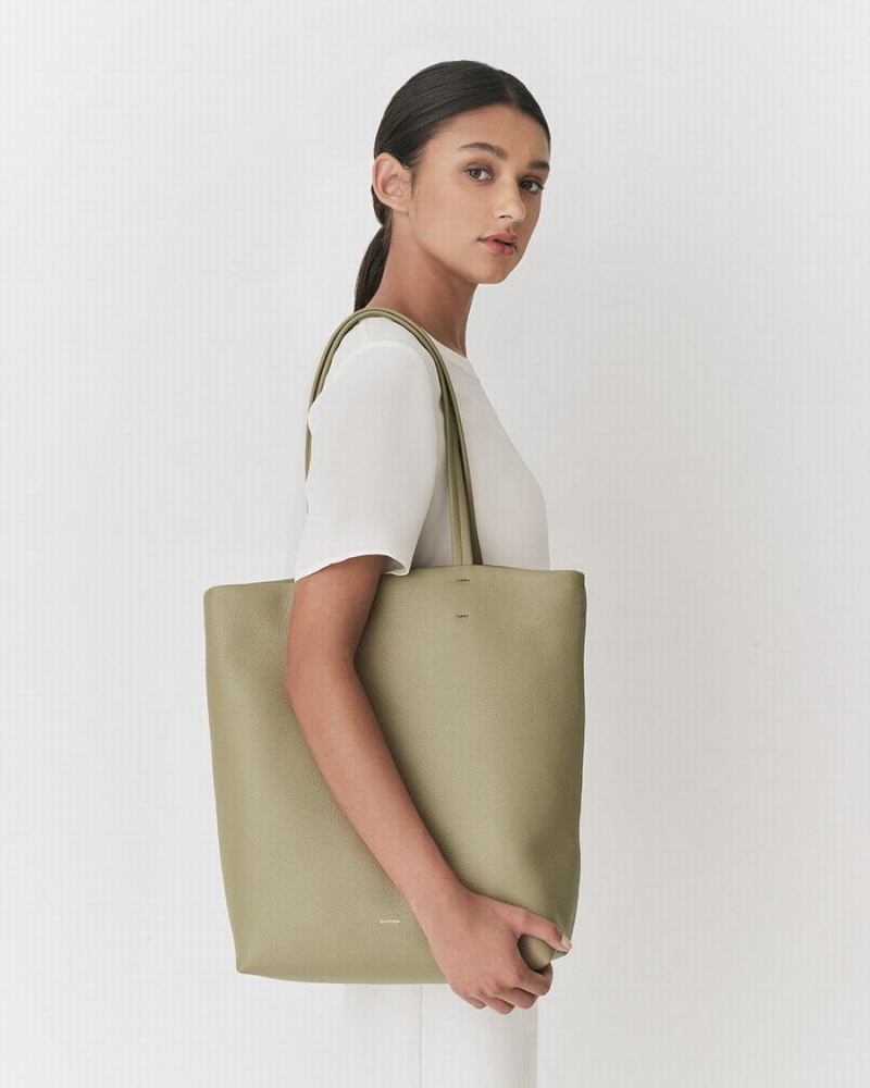 Cuyana Hoge Easy Tote Tassen Dames Groen | YVS7940UL