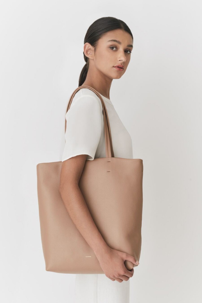 Cuyana Hoge Easy Tote Tassen Dames Khaki | YLS181RD