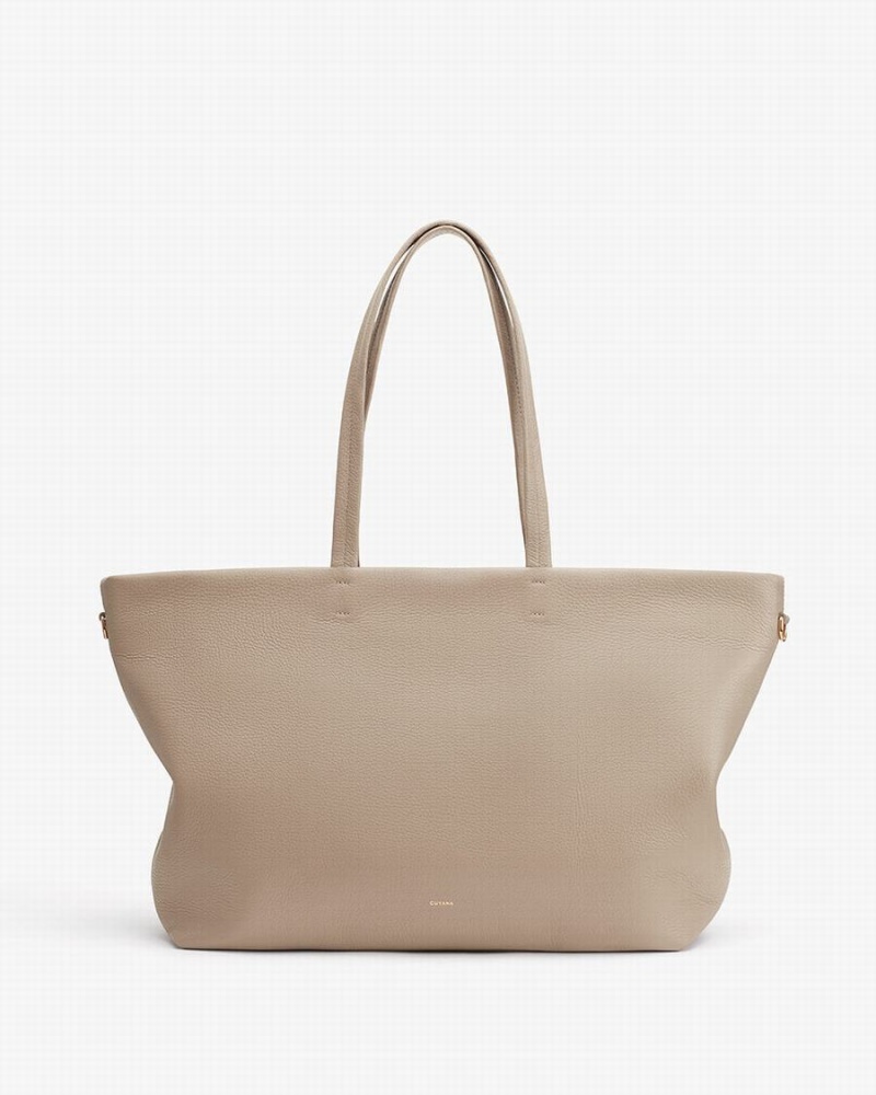 Cuyana Klassieke Easy Rits Tote Tassen Dames Grijs | MII8397WO