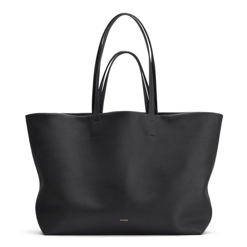 Cuyana Klassieke Easy Tote Tassen Dames Zwart | MVK4869ET