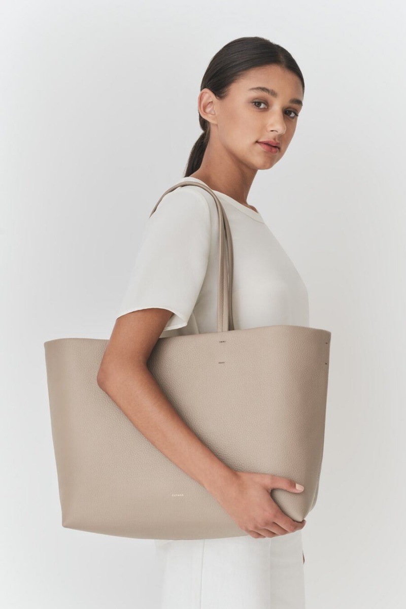 Cuyana Klassieke Easy Tote Tassen Dames Grijs | SUL3141CV