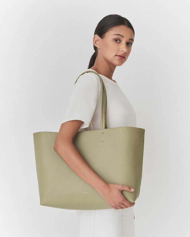 Cuyana Klassieke Easy Tote Tassen Dames Groen | MKX9144ZY