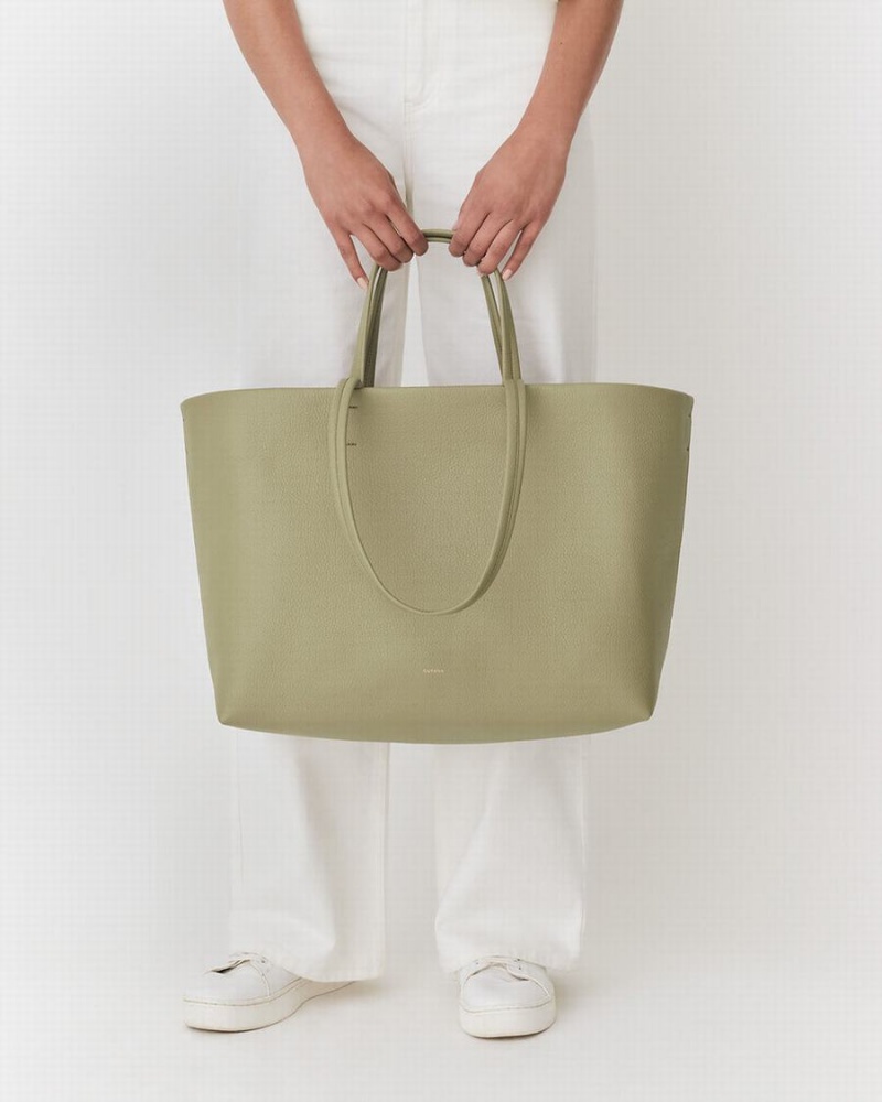 Cuyana Klassieke Easy Tote Tassen Dames Groen | MKX9144ZY