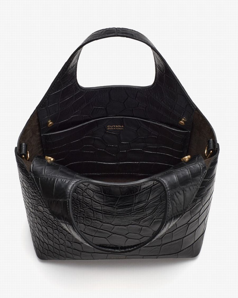 Cuyana Mini System Tote Tassen Dames Zwart | LTL2615BA