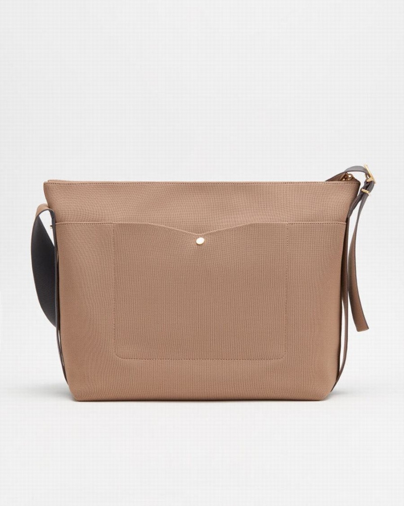 Cuyana Oversized Sling Crossbodytassen Dames Khaki | TWK2057PI