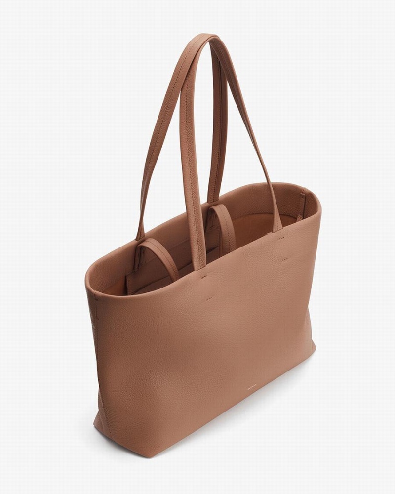 Cuyana Small Easy Tote Tassen Dames Bruin | UXQ3927PS