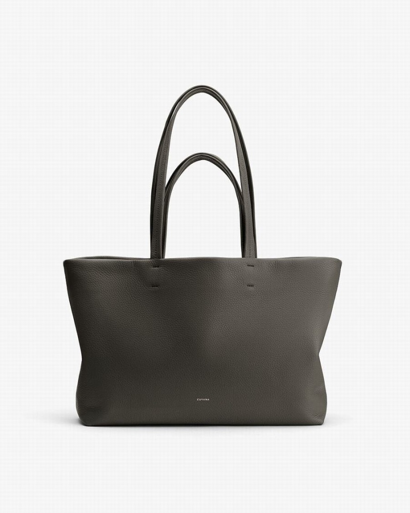 Cuyana Small Easy Tote Tassen Dames Donkergroen | DAF5427UE