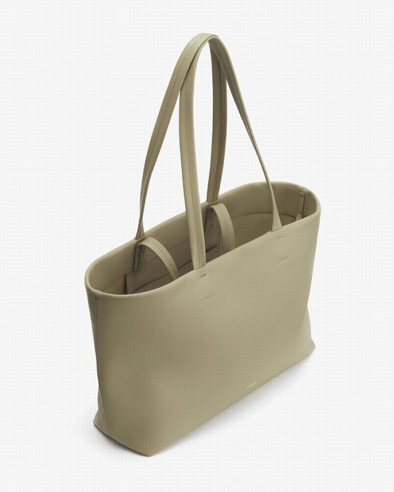 Cuyana Small Easy Tote Tassen Dames Groen | AJJ4854AP