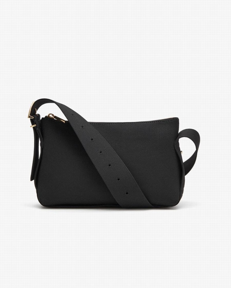 Cuyana Small Sling Crossbodytassen Dames Zwart | FAD436RA