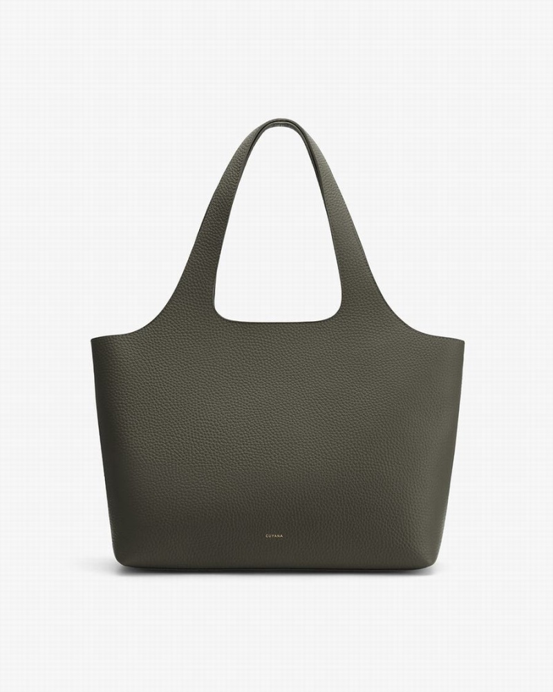 Cuyana System Tote Tassen Dames Donkergroen | CXM168CU