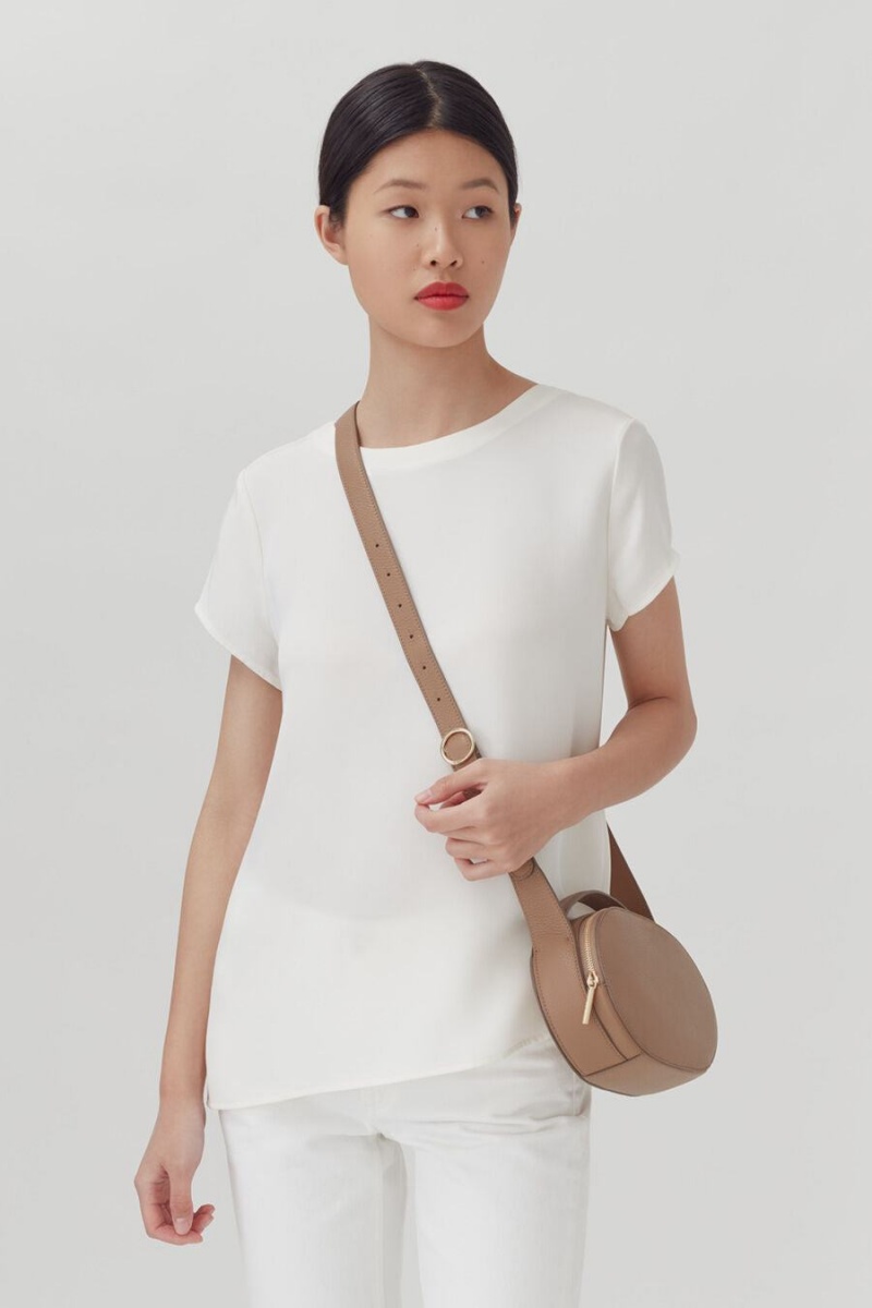 Cuyana Top Handle Crossbodytassen Dames Khaki | SSD9124NS